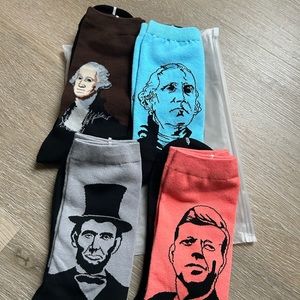 Amazon One Size Multicolor Crew Socks